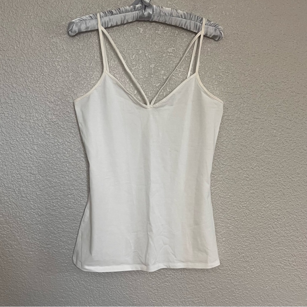 Express one eleven size medium Elegant White Spaghetti Strap tank top